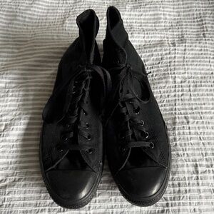 Black Converse Hightops